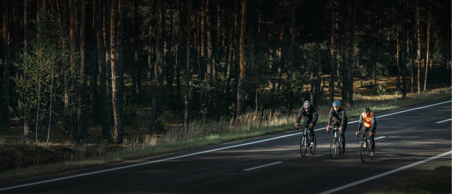 people ride bicycles